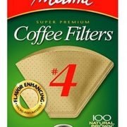 Melitta Cone Coffee Filters Natural Brown #4 (100 Count (Pack Of 3))