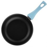 COOKSMARK Pearl Hard Porcelain Enamel Nonstick Cookware Set, 10-Piece, Blue Speckle