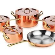 Mauviel M’heritage M250B 9-piece 2.5mm Copper Cookware Set with Bronze Handles